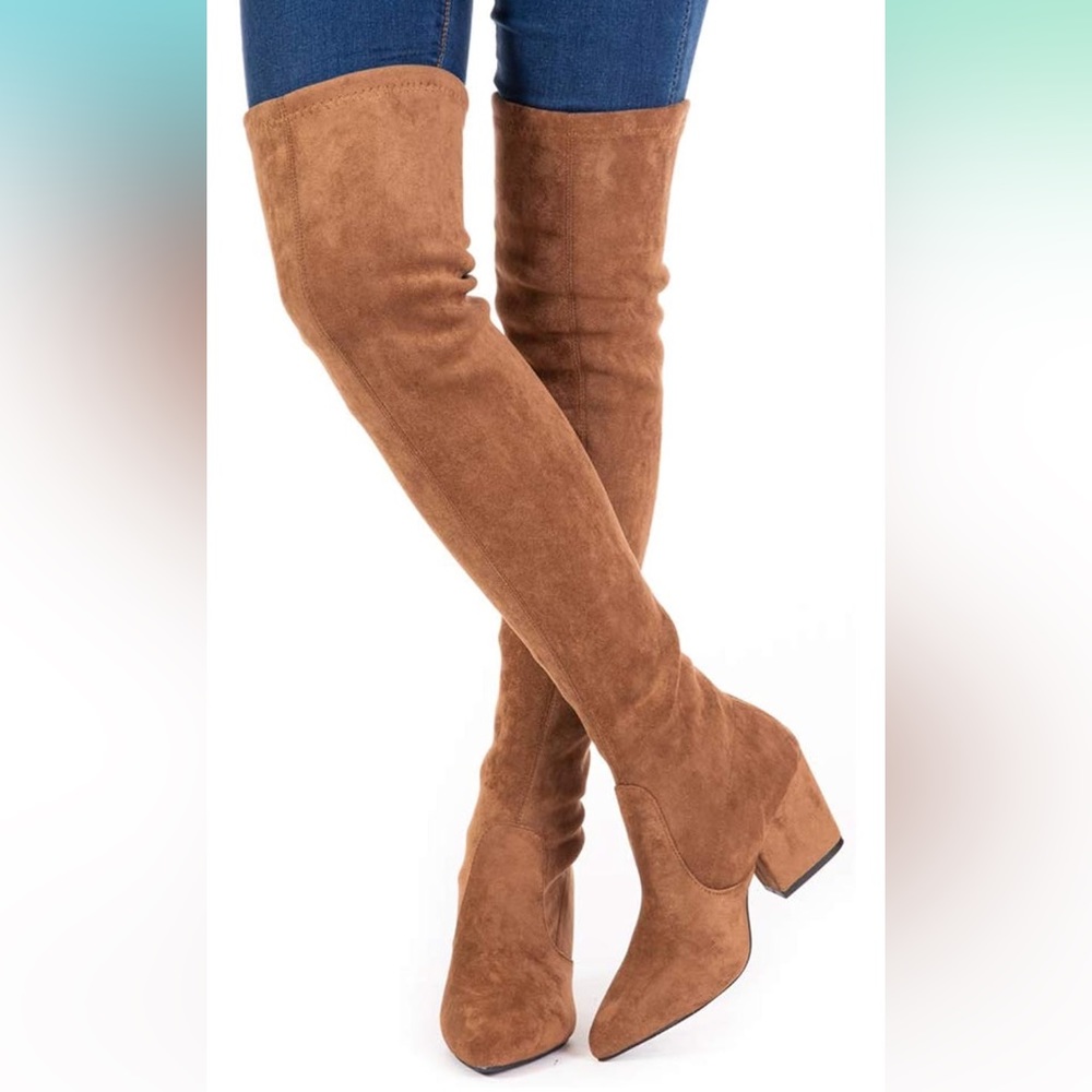 Over the Knee Thigh High Suede Boots